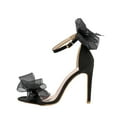 thumbnail image 1 of OAVQHLG3B Dress Sandals for Women Women's Wedding Shoes Summer Elegant Lace Bow Stilettos Heels Exquisite Casual Ankle Strap Sandals, 1 of 9