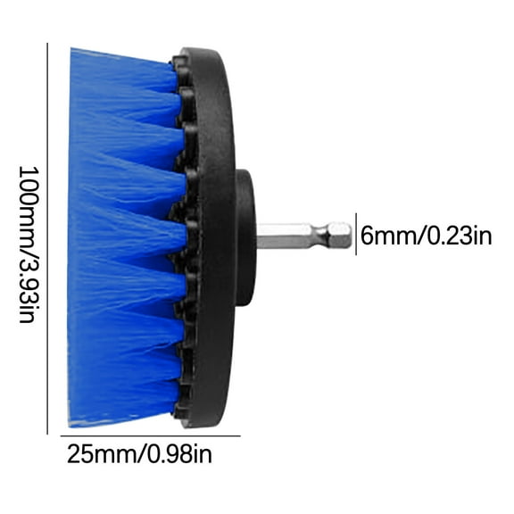 OAVQHLG3B Drill Brush Attachment , All Purpose Power Clean Scrubber Brush for Bathroom, Kitchen,Grout,Tub,Tile,Corners, Auto