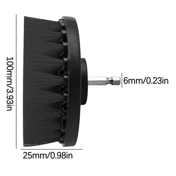 OAVQHLG3B Drill Brush Attachment , All Purpose Power Clean Scrubber Brush for Bathroom, Kitchen,Grout,Tub,Tile,Corners, Auto