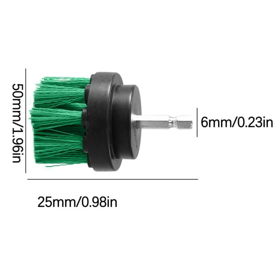 OAVQHLG3B Drill Brush Attachment , All Purpose Power Clean Scrubber Brush for Bathroom, Kitchen,Grout,Tub,Tile,Corners, Auto