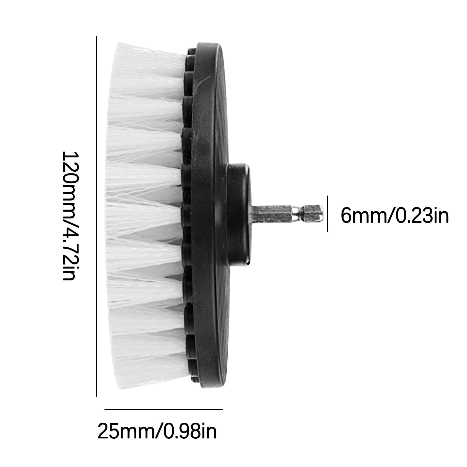 OAVQHLG3B Drill Brush Power Scrubber Cleaning Brush Extended Long Attachment Set All Purpose