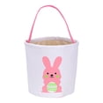 thumbnail image 1 of OAVQHLG3B Easter Basket for Kids, Cute Easter Bucket Stuffers Bags with Bunny Ears for Easter Eggs Hunting, Easter Party Decorations, Candy Gifts Toys Storage, Blue Easter Baskets, 1 of 6