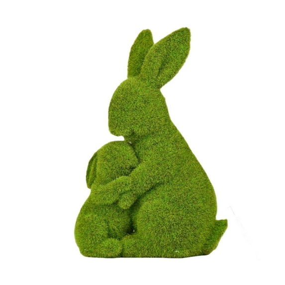OAVQHLG3B Easter Bunny Decorative Statue Set Perfects For Garden Courtyard And Home Decor Easter Gift 7x8.2 inch
