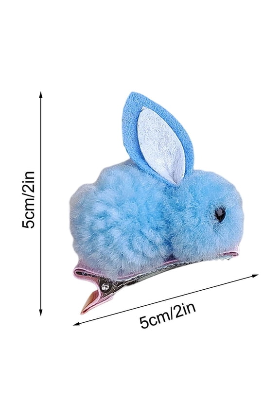 Easter Decoration Easter Decoration Stuffed Bunny Hair Clips For Girls Cute Hairpins Barrettes For Kids Teens Women Non Slip Hair Pins Hair Accessories For Baby Toddlers