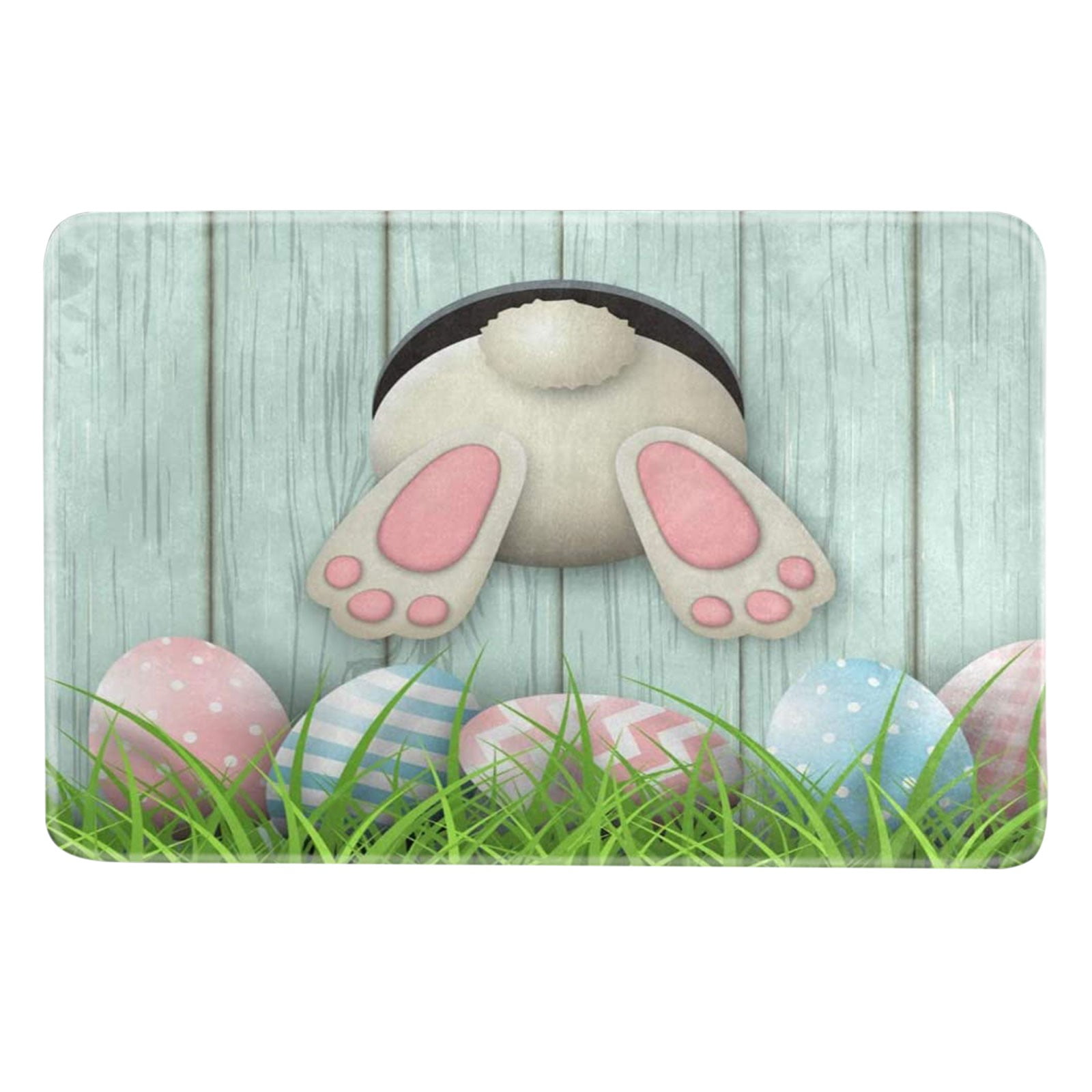 OAVQHLG3B Easter Door Mat Easter Bunny Decorations Doormat Door