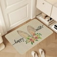 thumbnail image 1 of OAVQHLG3B Easter Door Mat, Easter Bunny Outdoor Mat for Front Door, Happy Easter Eggs Flowers Non Slip Farmhouse Spring Welcome Doormat Indoor Entryway Floor Rug for Entrance Outside Home, 16”x24”, 1 of 6