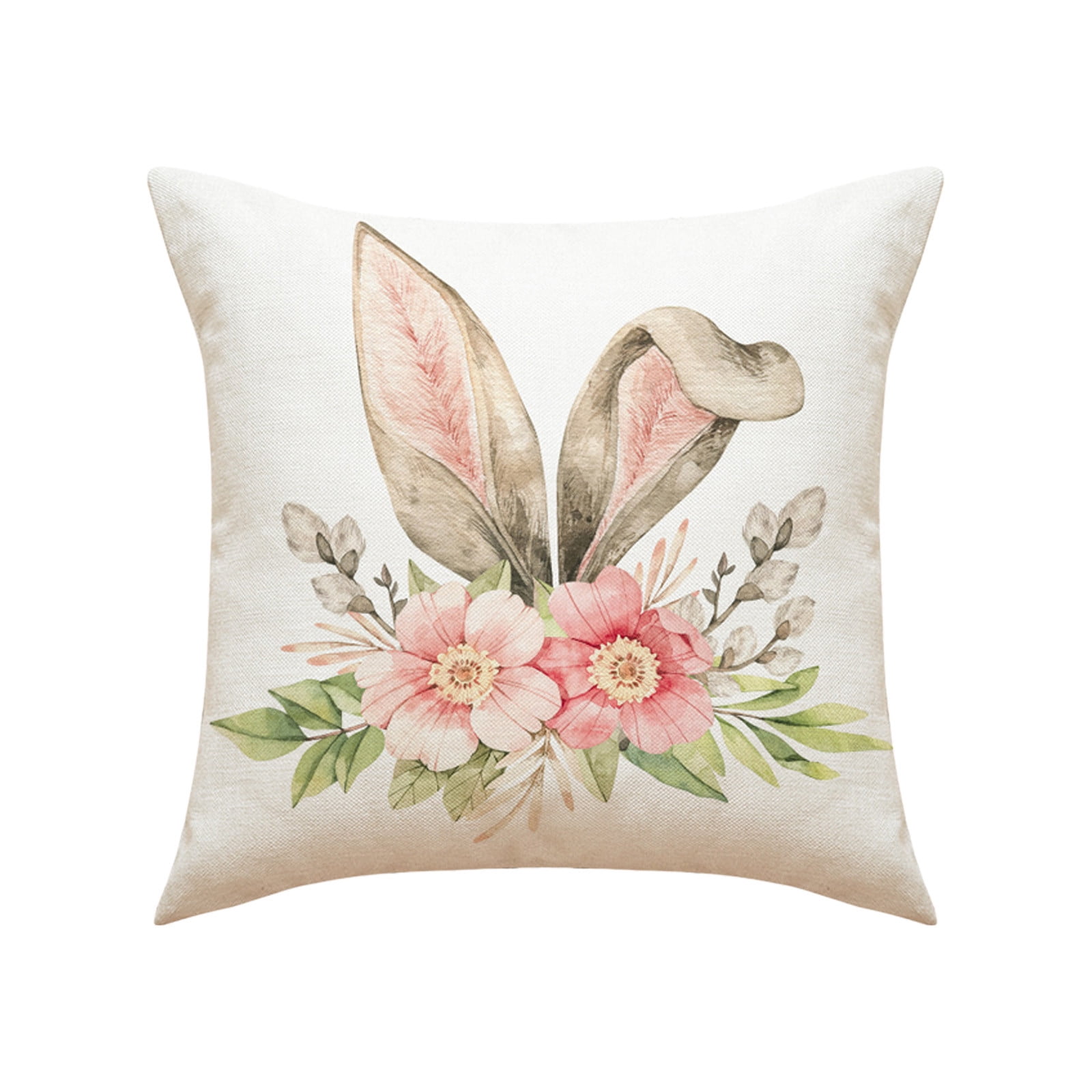 OAVQHLG3B Easter Pillow Covers Spring Easter Throw Pillow Covers Easter