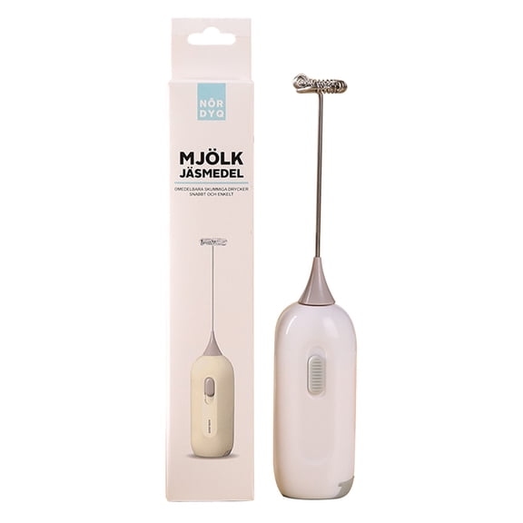 OAVQHLG3B Electric Egg Beater Rotary Whisk Blender Versatile Milk Frother Hand Push Mixer Stirrer Make Froth, Foam & Whipped Cream Semi Auto Egg Beater 