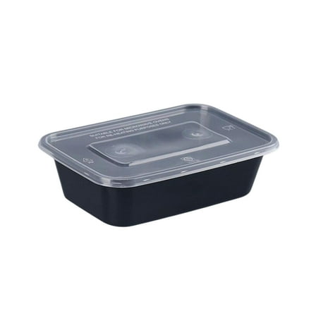 OAVQHLG3B Food Containers, 10 Pack Disposable Meal Storage Lunch Containers Plastic Insulated Reusable&Microwavable Bento Boxes with Lids for Dishwasher