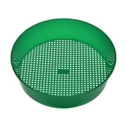 OAVQHLG3B Garden Sieve Plastic Mesh Soil Sieve Mesh Screen, Plastic Garden Sieve Riddle Green for Compost Soil Stone Mesh Gardening Tool