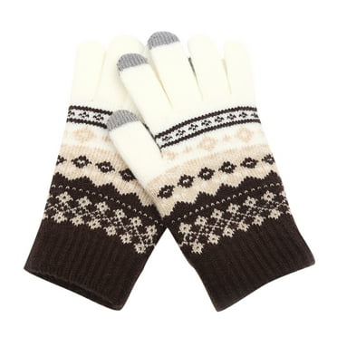 OAVQHLG3B Gloves Fashion Non-slip Jairon Warm Winter Artificial Knitting Wrist Gloves Mittens