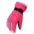 thumbnail image 1 of OAVQHLG3B Gloves Women's Snow Windproof Warm Cold And Velvet Sports Riding Skating Gloves, 1 of 3