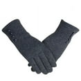 thumbnail image 1 of OAVQHLG3B Gloves Women's Thick Warm Gary Deerskin Velvet Winter Touches Screen Gloves, 1 of 3