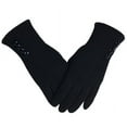 thumbnail image 1 of OAVQHLG3B Gloves Women's Thick Warm Gary Deerskin Velvet Winter Touches Screen Gloves, 1 of 3