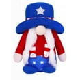 thumbnail image 1 of OAVQHLG3B Gnome Patriotic Gnome Doll 4th of July Gnomes Handmade Plush Fourth of July Decorations for Home, Scandinavian Tomte Folklore Dwarf Kitchen Tiered Tray Decorations, 1 of 3