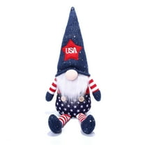 OAVQHLG3B Gnome Patriotic Gnome Doll 4th of July Gnomes Handmade Plush Fourth of July Decorations for Home, Scandinavian Tomte Folklore Dwarf Kitchen Tiered Tray Decorations