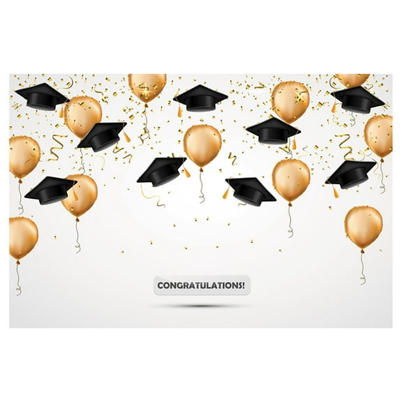 OAVQHLG3B Graduation Party Decorations 2022 Graduation s Vinyl Wall 5x3FT Digital Background Photography Studio