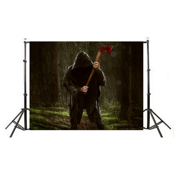 OAVQHLG3B Halloween Backdrop Pumpkin Lantern Ghost Birthday Party Background Moon Night Castle Halloween Backdrops for Girls Boys Photography Bday Party Decoration Photo Booth Banner