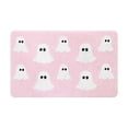 thumbnail image 1 of OAVQHLG3B Halloween Bath Mat Spooky Ghosts Home Decor Black Rugs for Non Slip, Spooky Goth Gift Cute Shower Rug for Bathroom, Bedroom, Living Home Decoration, 15.7x23.6in Pink, 1 of 6