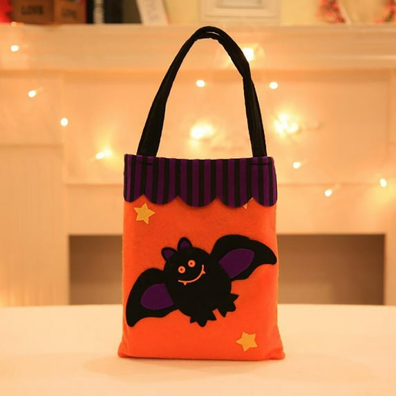 OAVQHLG3B Halloween Candy Totes Bags Halloween Decorations Cute Ghost Handbag Basket Buckets Trick or Treat Bags for Halloween Home Party Favor Bags Decor