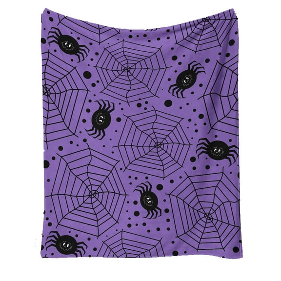 OAVQHLG3B Halloween Decorations Pumpkin Pattern Blanket, Modern Flannelette Warm Blanket For Bedroom