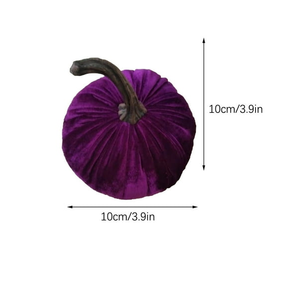 OAVQHLG3B Halloween Decorations Velvet Pumpkins Decor Super Soft Stuffed With Exquisite