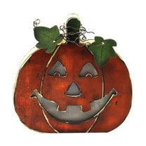OAVQHLG3B Halloween Decorations Wooden Pumpkin Lantern Ghost Festival Ornaments Decoration Dress Up