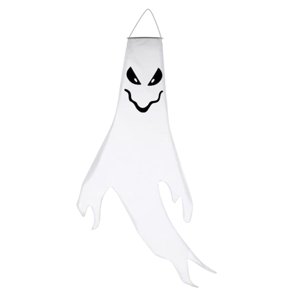 OAVQHLG3B Halloween Ghost Windsocks Hanging Decorations - Flag Wind Socks for Home Yard Outdoor Decor Party Supplies