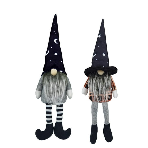 OAVQHLG3B Halloween Gnomes Plush Elf Decorations,Halloween Decorations Indoor Handmade Reaper Witch Pumpkin Ghost Dolls, Tiered Tray Decor, Halloween Supplies