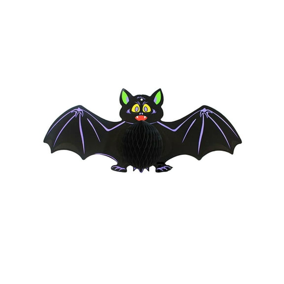 OAVQHLG3B Halloween Hanging Decorations Bat Ghost Spider Pumpkin Honeycomb Pendant Ornaments for Halloween Party Decoration Haunted House Indoor Outdoor Decor