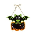 thumbnail image 1 of OAVQHLG3B Halloween Home Front Porch Door Hanger Decor, Scary Party Paper Signs Banners,Bats Spooky Creepy Ghosts Skulls Skeleton Pumpkin Wall Hanging Indoor Decorations, 1 of 6