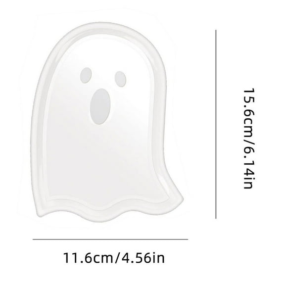 OAVQHLG3B Halloween Party Serving Plate, Cute Pumpkin Bat Ghost Shaped Food Trays, Plastic Reusable Dessert Snack Candy Fruit Serving Platters for Halloween Theme Household Party Decor