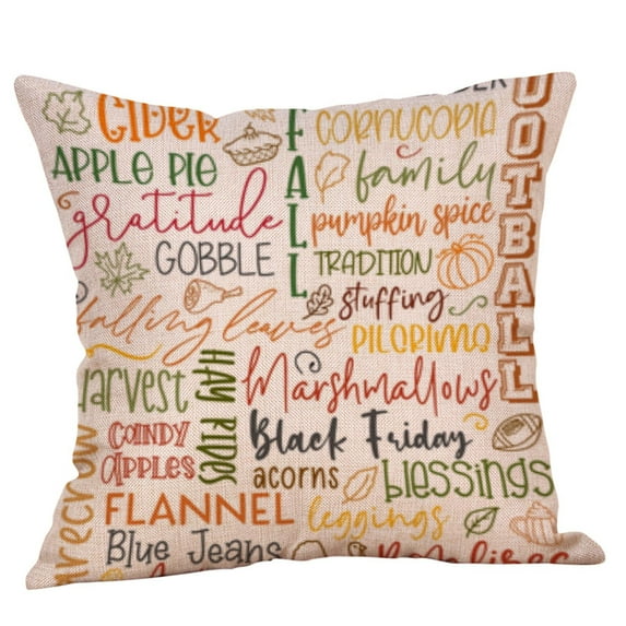 OAVQHLG3B Halloween Pillow Covers 18 x 18 Ghost Pumpkin Pillow Covers Trick or Treat Pillow Covers Linen Sofa Bed Throw Cushion Cover Halloween Decoration