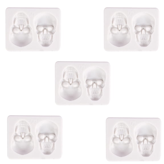 OAVQHLG3B Halloween Skull Silicone Mold Cake Decoration Liquid Fondant Silicone Mold