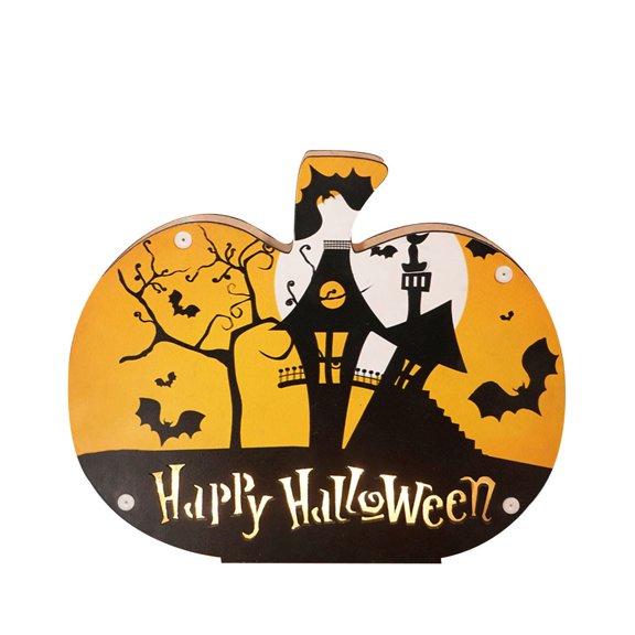 OAVQHLG3B Halloween Window Lights Hanging Decor, Ghost Skull Remote Waterproof Battery Operated Halloween Window Decorations Indoor Outdoor Home Party