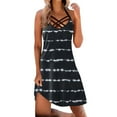 thumbnail image 1 of OAVQHLG3B Halter Hollow Out Sunflower Dress for Women Loose Midi Sleeveless Summer Dress Beach Casual Fashion Sundress Vestidos, 1 of 4