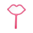 thumbnail image 1 of OAVQHLG3B Hand Mirror with Handle Lip Shape Handheld Mirror for Makeup Compact Portable Mirror Cosmetic Small Mirrors Vintage Camping Travel Makeup Handheld Mirror for Women Daily Use, 1 of 6