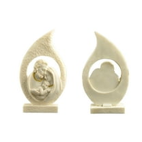 OAVQHLG3B Holy Family Figurine Nativity Scene Jesuss Mary Joseph Christmas Ornament Family Of Three Resin Crafts For Tabletop Display Religious Gift 5 Inches Tall