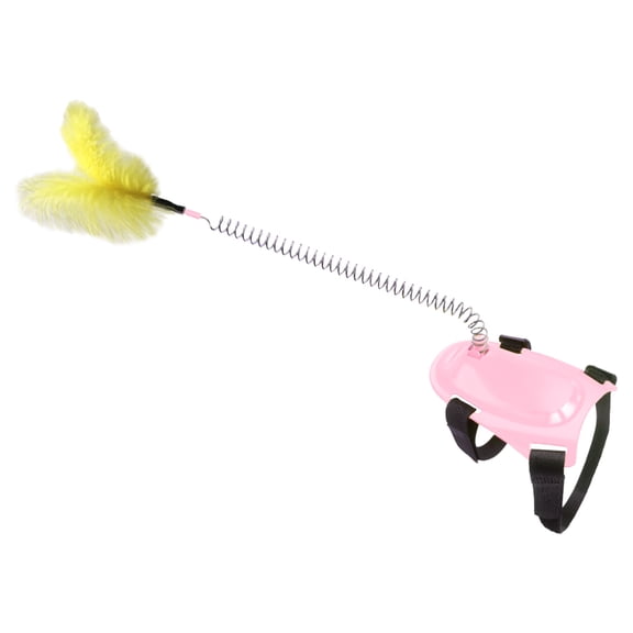 OAVQHLG3B Interactive Cat Feather Toys, Cat Toys for Indoor Cats, Cat Toys with Collar, Cat Wand Toy