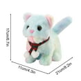 thumbnail image 1 of OAVQHLG3B Interactive Ragdoll Cat,Electric Plush Toy, Pet Cat,Robot Cat with Walking/Nodding/Tail Wagging/Barking, Present Gift for Girls Boys, 1 of 6