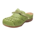 thumbnail image 1 of OAVQHLG3B Large Size Women's Shoes Bow Knot Hollow Toe Flat Sandals Ladies Slippers, 1 of 3