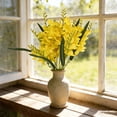 thumbnail image 1 of OAVQHLG3B Long Stem Artificial Delphinium Flowers 20.4'' Hyacinth Artificial Flower Silk Flowers for Wedding Party Table Centerpieces Home Decor(Yellow), 1 of 6