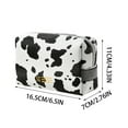 thumbnail image 1 of OAVQHLG3B Makeup Bag Ins Wind Cow Pattern Portable Makeup Bag Travel Out Milk Pattern Cosmetics Storage Bag, 1 of 5