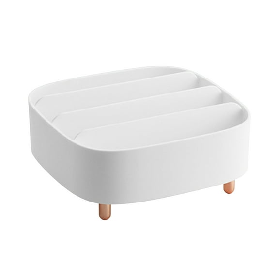 OAVQHLG3B Makeup Organizer, Compact Desktop Skincares Display Case, 4 Spaces Eyeshadow Pallet Cosmetics Storage Holder For Bathroom Countertop And Bedroom Vanity Dresser