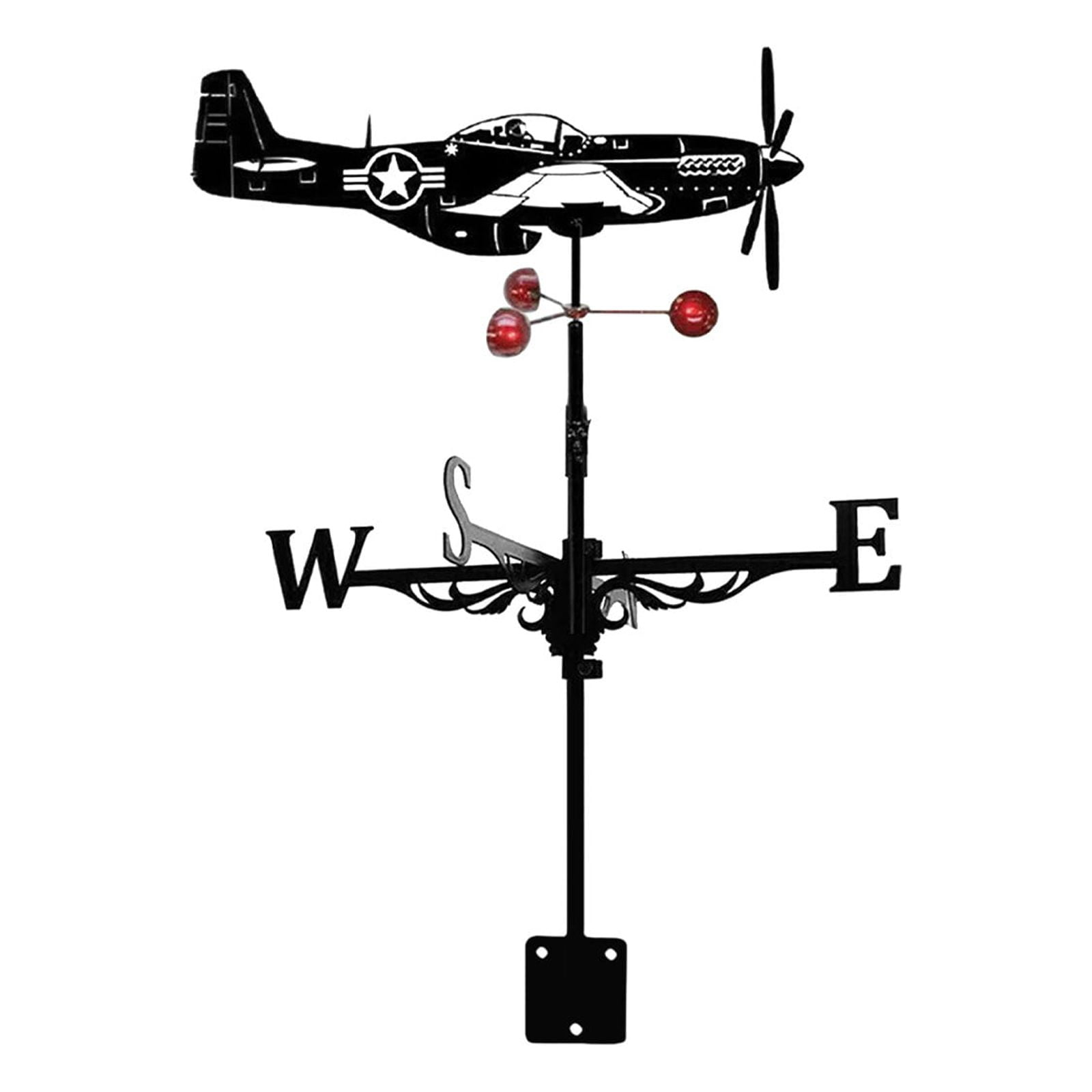 OAVQHLG3B Metal Weather Vane Outdoor Weathervane Garden Decorations