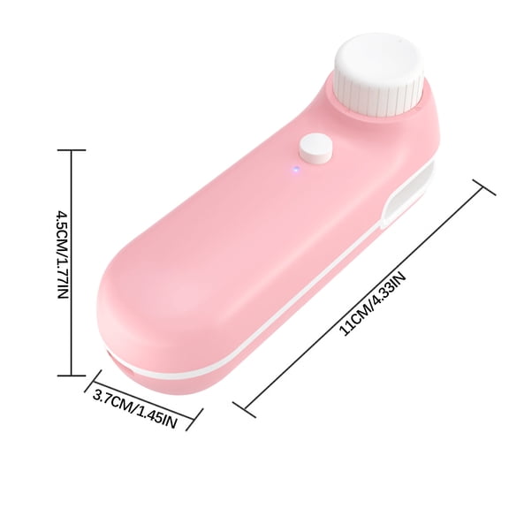 OAVQHLG3B Mini Bag Sealer USB Rechargeable Sealer Portable Vacuum Food Packaging Machine Hand Pressure Snack Sealing Machine