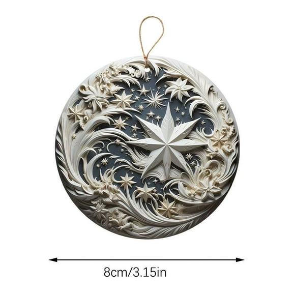 OAVQHLG3B Nativity Scene Ornaments, Christmas Hanging Decor for Trees, Christmas Hanging Ornament, Keepsake The Birth of Jesus Decor, Religious Gift for Family Friends and Christian