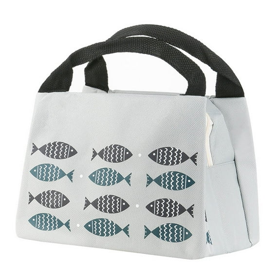 OAVQHLG3B Oxford Cloth Lunch Bag Outdoor Picnic Bag Portable Lunch Bag Bento Bag Large Heat Preservation Bag Ice Bag