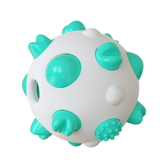 OAVQHLG3B Pet Dog Chew Toys,Bite Resistant Toy Ball for Pet Dogs Puppy Cat, Dog Pet Food Treat Feeder Chew Tooth Cleaning Ball Exercise Game IQ Training Toys
