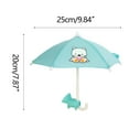 thumbnail image 1 of OAVQHLG3B Phone Umbrella for Sun Mini Umbrella for Phone with Universal Adjustable Piggy Suction Cup Stand, Outdoor Cell Phone Umbrella Sun Shade Anti-Glare, 1 of 3